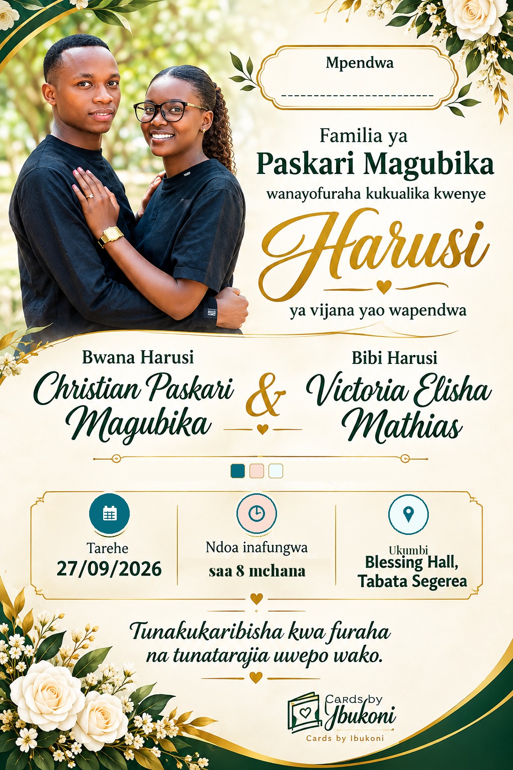 Cards by Ibukoni — WhatsApp invitation