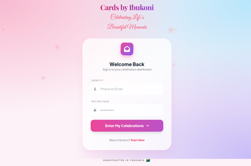 Cards public share view